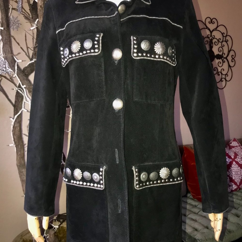 Double D Ranch Wear Suede Coat